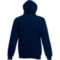 Dunkles Marineblau - Back - Fruit Of The Loom Herren Kapuzen-Sweatshirt mit Reißverschluss - Kapuzenjacke