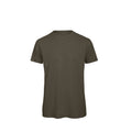 Khaki - Front - B&C Herren T-Shirt, Bio-Baumwolle