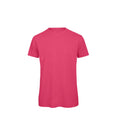Fuchsia - Front - B&C Herren T-Shirt, Bio-Baumwolle