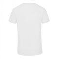 Weiß - Back - B&C Triblend Herren T-shirt