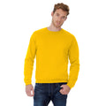 Gold - Back - B&C Unisex ID.202 50-50 Sweatshirt