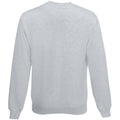 Grau - Back - Fruit Of The Loom Belcoro® Garn Pullover - Sweatshirt