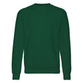 Flaschengrün - Front - Fruit Of The Loom Belcoro® Garn Pullover - Sweatshirt