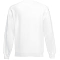 Weiß - Back - Fruit Of The Loom Belcoro® Garn Pullover - Sweatshirt