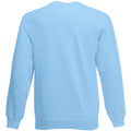 Himmelblau - Back - Fruit Of The Loom Belcoro® Garn Pullover - Sweatshirt