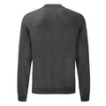 Grau meliert - Side - Fruit Of The Loom Belcoro® Garn Pullover - Sweatshirt