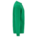 Grün meliert - Back - Fruit Of The Loom Belcoro® Garn Pullover - Sweatshirt