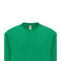 Grün meliert - Side - Fruit Of The Loom Belcoro® Garn Pullover - Sweatshirt