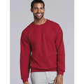 Rot meliert - Back - Fruit Of The Loom Belcoro® Garn Pullover - Sweatshirt