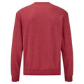 Rot meliert - Side - Fruit Of The Loom Belcoro® Garn Pullover - Sweatshirt