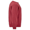 Rot meliert - Lifestyle - Fruit Of The Loom Belcoro® Garn Pullover - Sweatshirt