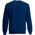 Marineblau - Back - Fruit Of The Loom Belcoro® Garn Pullover - Sweatshirt