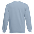 Graublau - Back - Fruit Of The Loom Belcoro® Garn Pullover - Sweatshirt