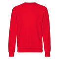 Rot - Front - Fruit Of The Loom Belcoro® Garn Pullover - Sweatshirt