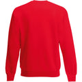Rot - Back - Fruit Of The Loom Belcoro® Garn Pullover - Sweatshirt