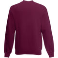 Burgunder - Back - Fruit Of The Loom Belcoro® Garn Pullover - Sweatshirt