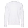 Weiß - Front - Fruit Of The Loom Belcoro® Garn Pullover - Sweatshirt