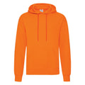 Orange - Front - Fruit Of The Loom Herren Kapuzenpullover - Hoodie - Kapuzensweater