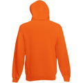 Orange - Back - Fruit Of The Loom Herren Kapuzenpullover - Hoodie - Kapuzensweater