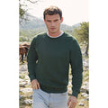 Oliv - Back - Fruit Of The Loom Belcoro® Pullover - Sweatshirt