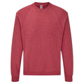 Rot meliert - Front - Fruit Of The Loom Belcoro® Pullover - Sweatshirt