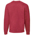 Rot meliert - Back - Fruit Of The Loom Belcoro® Pullover - Sweatshirt
