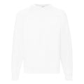 Weiß - Front - Fruit Of The Loom Belcoro® Pullover - Sweatshirt
