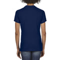 Marineblau - Back - Gildan Softstyle Damen Kurzarm Doppel Pique Polo Shirt
