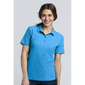 Saphir - Lifestyle - Gildan Softstyle Damen Kurzarm Doppel Pique Polo Shirt
