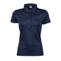 Marineblau - Front - Tee Jays Damen Pima Kurzarm Polo Shirt Baumwolle