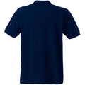 Dunkles Marineblau - Back - Fruit Of The Loom 65-35 Herren Piqué Polo-Shirt, Kurzarm