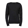 Schwarz - Front - Tee Jays Herren Sweatshirt - Pullover mit Rundhalsausschnitt