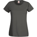 Graphit - Front - Damen Value Fitted Kurzarm Freizeit T-Shirt