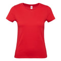 Rot - Front - B&C Damen T-Shirt #E150