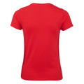 Rot - Back - B&C Damen T-Shirt #E150