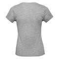 Grau meliert - Back - B&C Damen T-Shirt #E150