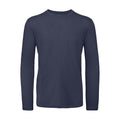 Urbanes Marineblau - Front - B&C Herren T-Shirt Inspire, langärmlig