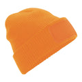 Fluoreszierendes Orange - Front - Beechfield Unisex Thinsulate-Strickmütze zum Bedrucken, für Erwachsene