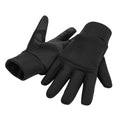 Schwarz - Front - Beechfield Unisex Softshell-Handschuhe für Erwachsene