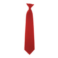 Rot - Front - Yoko Clip-On Krawatte (4 Stück-Packung)