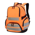 Orange - Front - Shugon London Pro Hi-Vis Rucksack  (2 Stück-Packung)