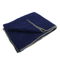 Marineblau - Front - Result Outdoor Fleece-Decke, unifarben, 330 gsm (2 Stück-Packung)