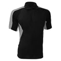 Schwarz-Grau - Front - Gamegear Cooltex Active Herren Polo-Shirt, Kurzarm