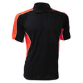 Schwarz-Rot - Front - Gamegear Cooltex Active Herren Polo-Shirt, Kurzarm