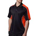 Schwarz-Rot - Side - Gamegear Cooltex Active Herren Polo-Shirt, Kurzarm