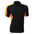 Schwarz-Orange - Front - Gamegear Cooltex Active Herren Polo-Shirt, Kurzarm