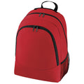 Rot - Front - Bagbase Rucksack Universal, 18 Liter (2 Stück-Packung)