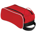 Rot-Schwarz-Weiß - Front - Quadra Teamwear Schuh Tasche - 9 Liter (2 Stück-Packung)