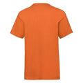 Orange - Back - Fruit of the Loom Kinder T-Shirt, kurzärmlig (2 Stück-Packung)