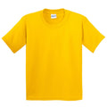 Gelb - Front - Gildan Kinder T-Shirt (2 Stück-Packung)